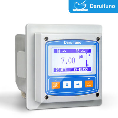 APX1-C1 Online pH ORP Controller IP66 Panel Mount Dual Relay 3.2 inch LCD 100-240VAC