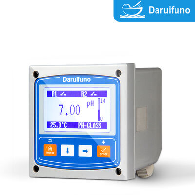 pH ORP Controller mit zwei SPST-Relais 3A 250V AC Hoch-Niedrig-Alarm Dosiersteuerung IP66 Panelmontage pH ORP-Analysator